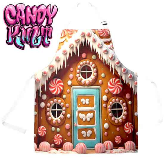 Gingerbread House Candy Kult Apron - Candy Kult - Candy Cult - Candy Kult Land - Wishbone - Boo Kitty - Panku - Frosti - Toxic Kitten - Hex-Heart - Cult Candy - Cake High Heels - [product_vendor}