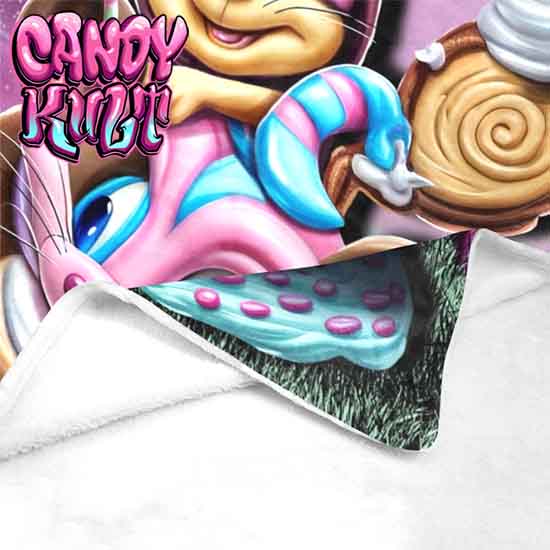 Cupcake Fundayz Candy Toons Micro Fleece Blanket - Candy Kult - Candy Cult - Candy Kult Land - Wishbone - Boo Kitty - Panku - Frosti - Toxic Kitten - Hex-Heart - Cult Candy - Cake High Heels - [product_vendor}