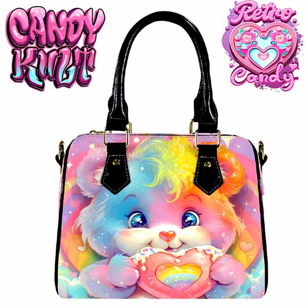 For The Love Of Rainbows Retro Candy Boston Crossbody Handbag - Candy Kult - Candy Cult - Cult Candy - Cake High Heels - [product_vendor}