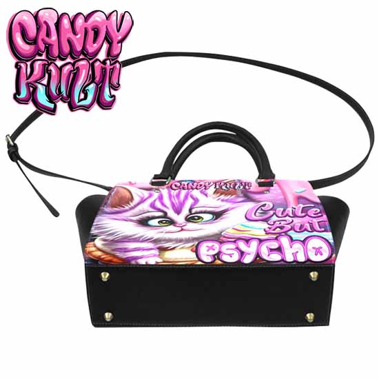 Cute But Psycho Cheshire Cat Candy Toons Crossbody Handbag - Candy Kult - Candy Cult - Candy Kult Land - Wishbone - Boo Kitty - Panku - Frosti - Toxic Kitten - Hex-Heart - Cult Candy - Cake High Heels - [product_vendor}
