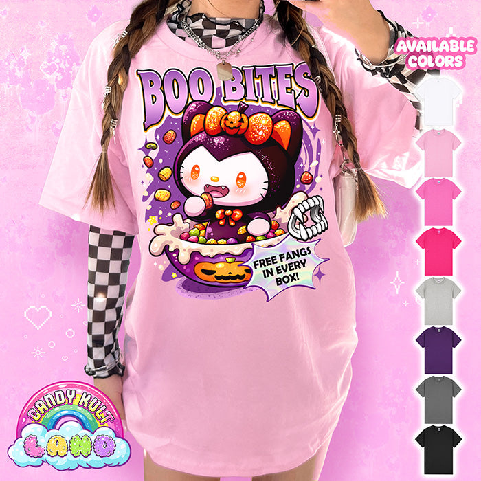 Boo Kitty Boo Bites - Candy Kult Land Graphic Tee