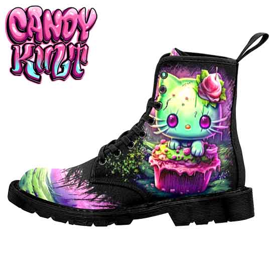 Zombie Kitty Fright Candy Women's Boots - Candy Kult - Candy Cult - Candy Kult Land - Wishbone - Boo Kitty - Panku - Frosti - Toxic Kitten - Hex-Heart - Cult Candy - Cake High Heels - [product_vendor}