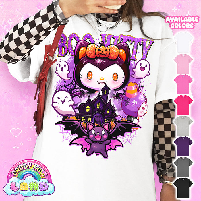 Boo Kitty Origins - Candy Kult Land Graphic Tee