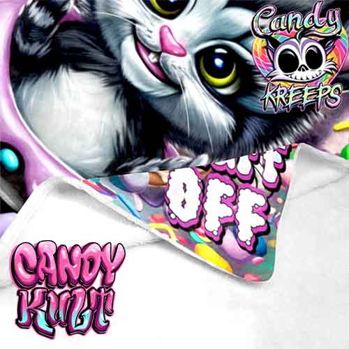 Fluff Off Candy Kreeps Micro Fleece Blanket - Candy Kult - Candy Cult - Candy Kult Land - Wishbone - Boo Kitty - Panku - Frosti - Toxic Kitten - Hex-Heart - Cult Candy - Cake High Heels - [product_vendor}