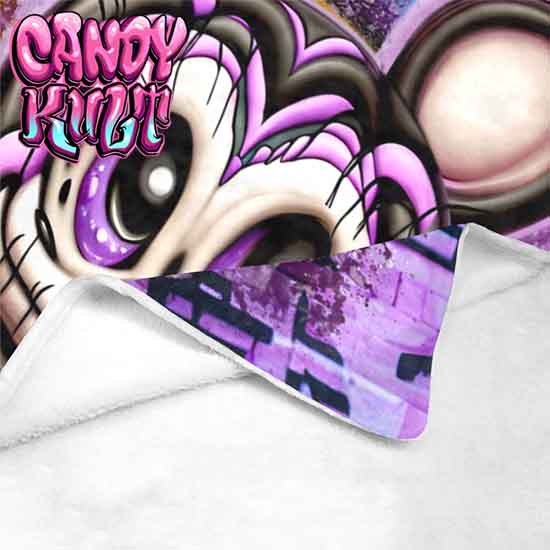 Graffiti Mouse Candy Toons Micro Fleece Blanket - Candy Kult - Candy Cult - Candy Kult Land - Wishbone - Boo Kitty - Panku - Frosti - Toxic Kitten - Hex-Heart - Cult Candy - Cake High Heels - [product_vendor}