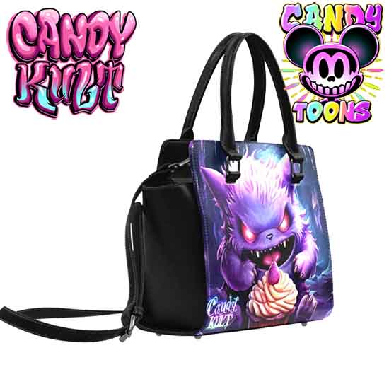 Ghost Type Cafe Cupcake Candy Toons Crossbody Handbag - Candy Kult - Candy Cult - Candy Kult Land - Wishbone - Boo Kitty - Panku - Frosti - Toxic Kitten - Hex-Heart - Cult Candy - Cake High Heels - [product_vendor}