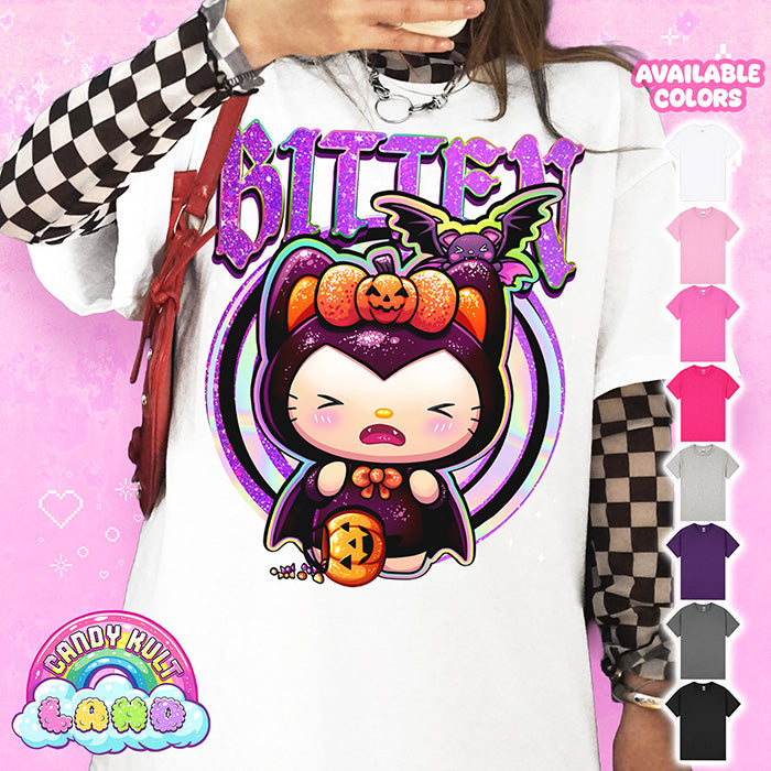 Boo Kitty Bitten - Candy Kult Land Graphic Tee