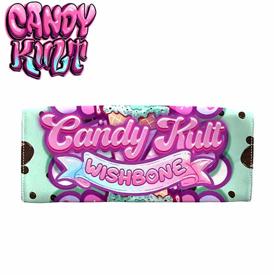 Wishbone Mint Ice Cream Kawaii Candy PU Leather Crossbody Handbag - Candy Kult - Candy Cult - Cult Candy - Cake High Heels - [product_vendor}