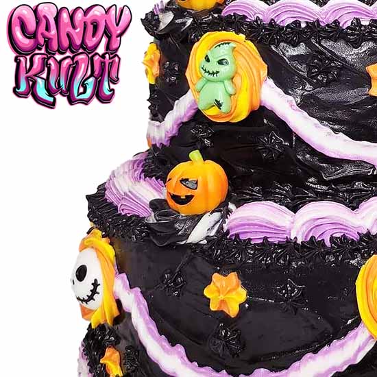 Jack Skellington 2 Tier Cake Sculpture Candy Kult Cake Disney Nightmare Before Christmas Candy Cult - Candy Kult Land - Wishbone - Boo Kitty - Panku - Frosti - Toxic Kitten - Hex - Heart - Cult Candy - Ca