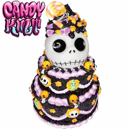 Jack Skellington 2 Tier Cake Sculpture Candy Kult Cake Disney Nightmare Before Christmas Candy Cult - Candy Kult Land - Wishbone - Boo Kitty - Panku - Frosti - Toxic Kitten - Hex - Heart - Cult Candy - Ca