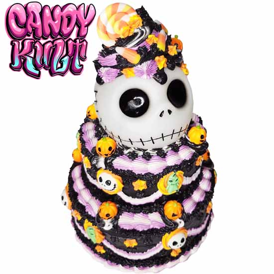 Jack Skellington 2 Tier Cake Sculpture Candy Kult Cake Disney Nightmare Before Christmas Candy Cult - Candy Kult Land - Wishbone - Boo Kitty - Panku - Frosti - Toxic Kitten - Hex - Heart - Cult Candy - Ca