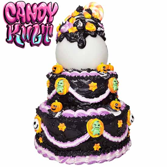 Jack Skellington 2 Tier Cake Sculpture Candy Kult Cake Disney Nightmare Before Christmas Candy Cult - Candy Kult Land - Wishbone - Boo Kitty - Panku - Frosti - Toxic Kitten - Hex - Heart - Cult Candy - Ca