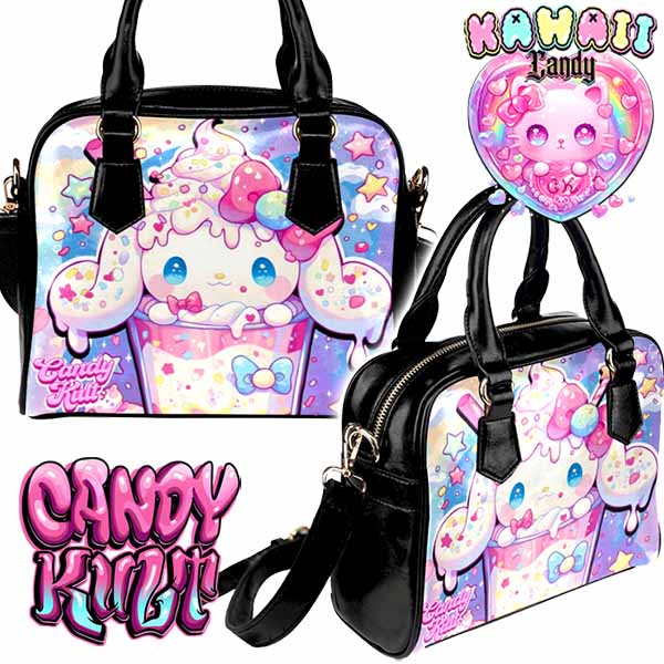 Cloudy Day Milkshake Kawaii Candy Classic Crossbody Handbag - Candy Kult - Candy Cult - Cult Candy - Cake High Heels - [product_vendor}