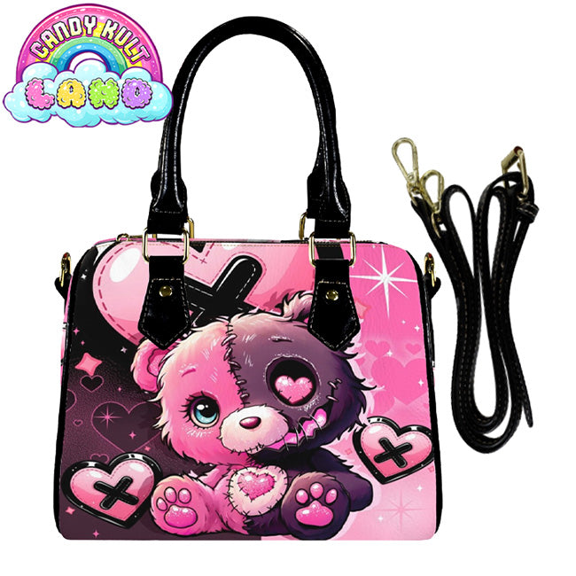 Hex-heart Candy Kult Land Boston Crossbody Handbag