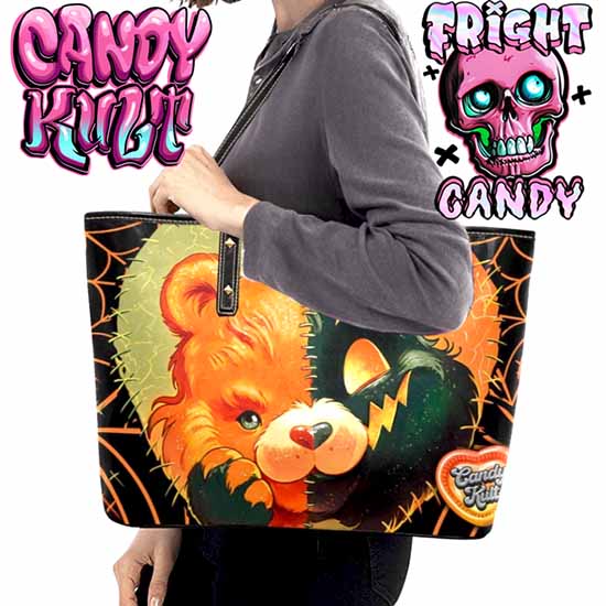 All Stitched Up Fright Candy Large Tote Bag - Candy Kult - Candy Cult - Cult Candy - Cake High Heels - [product_vendor}