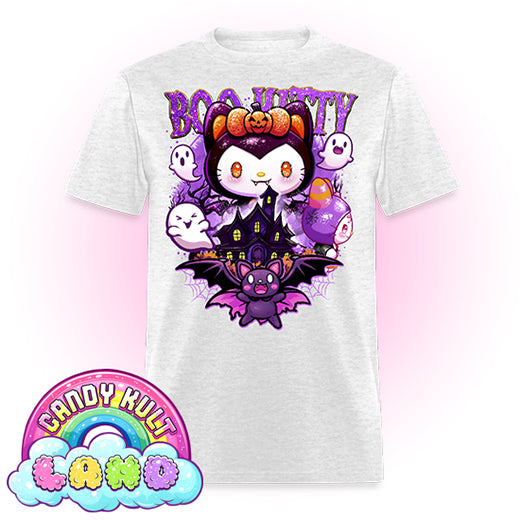 Boo Kitty Origins - Candy Kult Land Men's / Unisex Classic T-Shirt - Candy Kult - Candy Cult - Candy Kult Land - Wishbone - Boo Kitty - Panku - Frosti - Toxic Kitten - Hex-Heart - Cult Candy - Cake High Heels - [product_vendor}