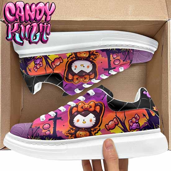 Boo Kitty Sunset Graveyard Purple Candy Kult Men's Pulse - Candy Kult - Candy Cult - Cult Candy - Cake High Heels - [product_vendor}