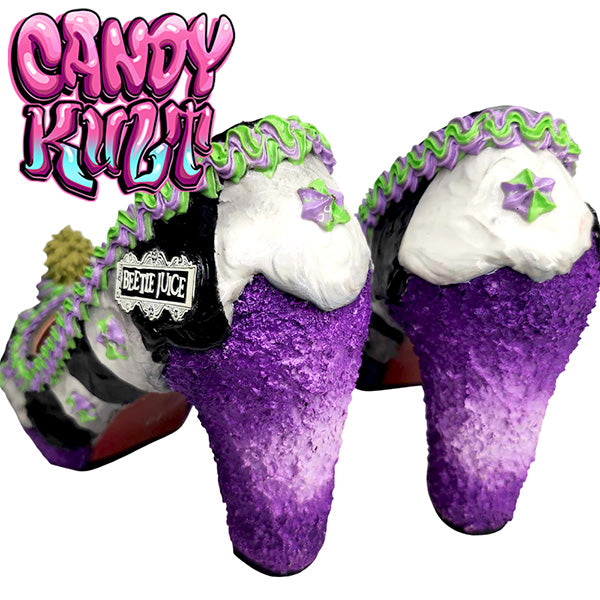 Ghost With The Most Cake High Heel Shoes - Candy Kult - Candy Cult - Cult Candy - Cake High Heels - [product_vendor}