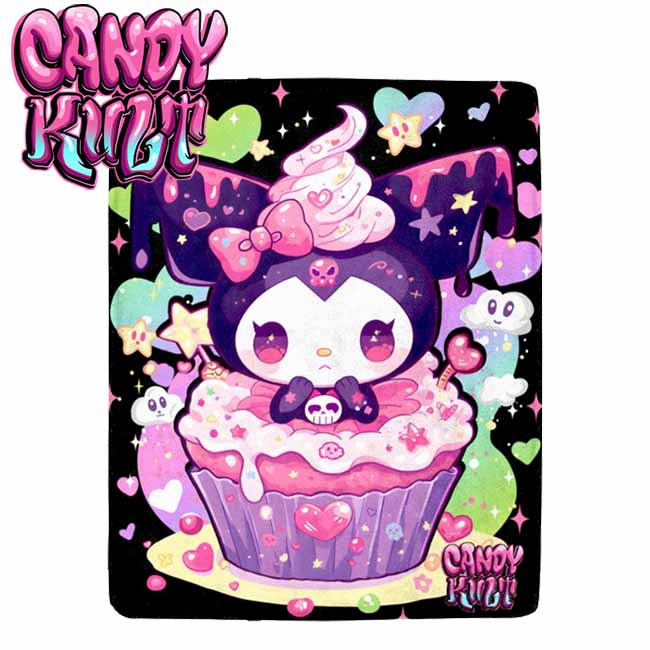 Spookycore Cupcake Kawaii Candy Micro Fleece Blanket - Candy Kult - Candy Cult - Candy Kult Land - Wishbone - Boo Kitty - Panku - Frosti - Toxic Kitten - Hex-Heart - Cult Candy - Cake High Heels - [product_vendor}