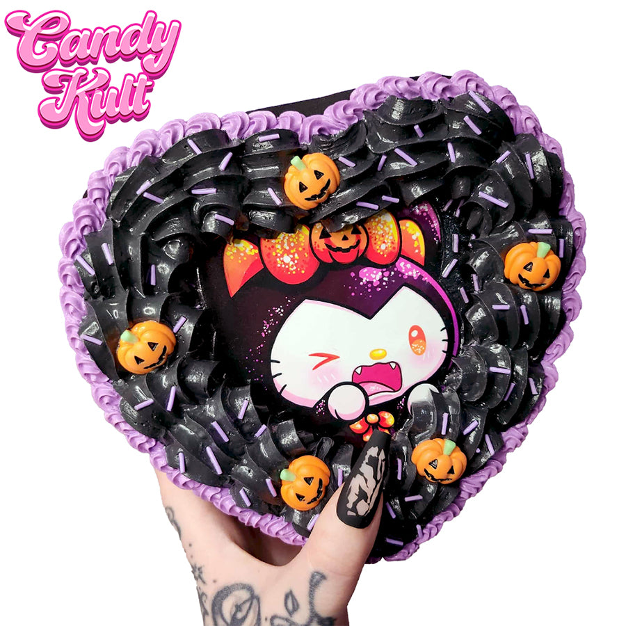 Boo Kitty Pumpkin Cake Candy Kult Convertible Crossbody Bag / Hand Bag