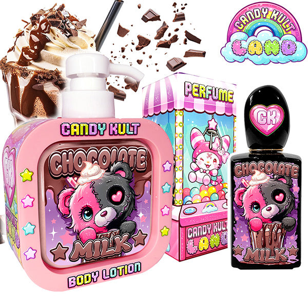 Chocolate Milk Candy Kult Land Perfume & Body Lotion Pack