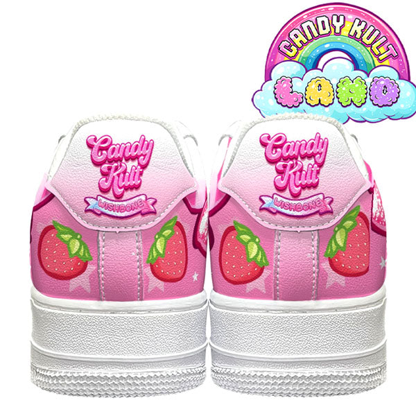 Wishbone Strawberry Milk Candy Kult Kicks Women's Sneakers - Candy Kult - Candy Cult - Candy Kult Land - Wishbone - Boo Kitty - Panku - Frosti - Toxic Kitten - Hex-Heart - Cult Candy - Cake High Heels - [product_vendor}