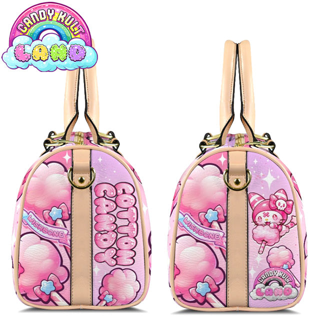 Wishbone Cotton Candy Dream Candy Kult Land Beige Boston Crossbody Handbag