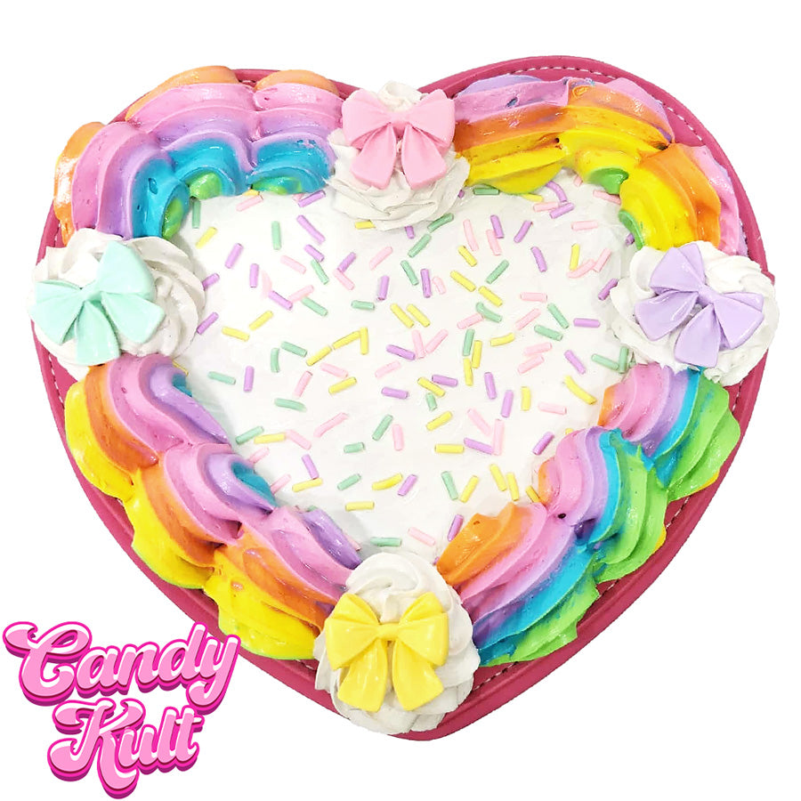 Rainbow Confetti Cake Candy Kult Convertible Crossbody Bag / Hand Bag