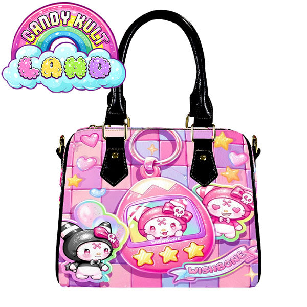 Wishbone Tamagotchi Sticker Wall Candy Kult Land Boston Crossbody Handbag