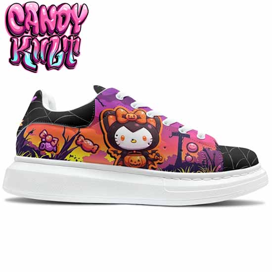 Boo Kitty Sunset Graveyard Black Candy Kult Men's Pulse - Candy Kult - Candy Cult - Cult Candy - Cake High Heels - [product_vendor}
