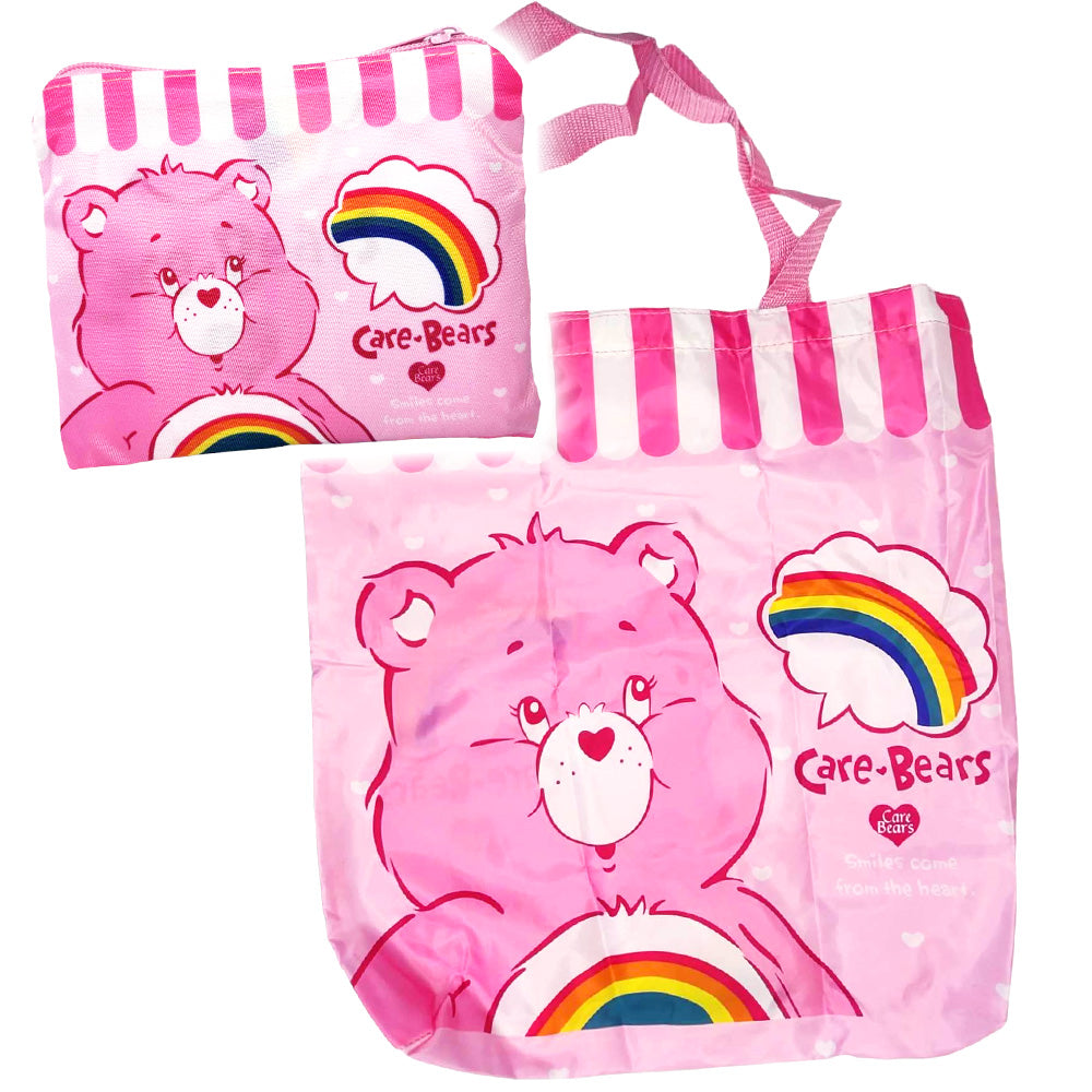 Care Bears Cheer Bear Shopping Tote In Carry Bag 