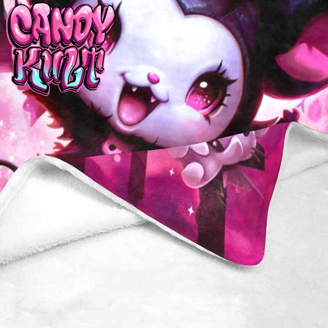 Little Devil Kawaii Candy Micro Fleece Blanket - Candy Kult - Candy Cult - Candy Kult Land - Wishbone - Boo Kitty - Panku - Frosti - Toxic Kitten - Hex-Heart - Cult Candy - Cake High Heels - [product_vendor}