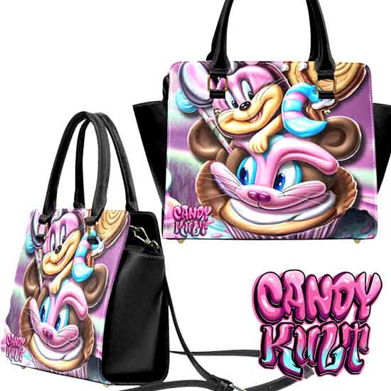 Cupcake Fundayz Candy Toons Crossbody Handbag - Candy Kult - Candy Cult - Candy Kult Land - Wishbone - Boo Kitty - Panku - Frosti - Toxic Kitten - Hex-Heart - Cult Candy - Cake High Heels - [product_vendor}