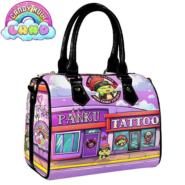 Panku Tattoo Candy Kult Land Boston Crossbody Handbag