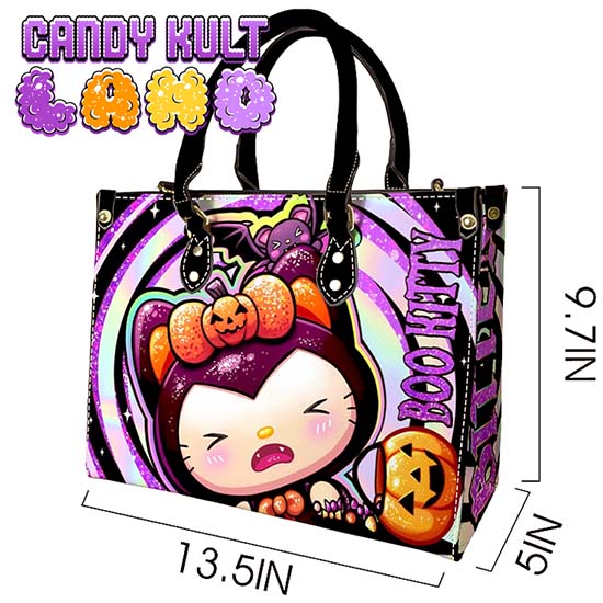 Boo Kitty Origins Bitten Candy Kult Land PU Leather Crossbody Handbag - Candy Kult - Candy Cult - Candy Kult Land - Wishbone - Boo Kitty - Panku - Frosti - Toxic Kitten - Hex-Heart - Cult Candy - Cake High Heels - [product_vendor}