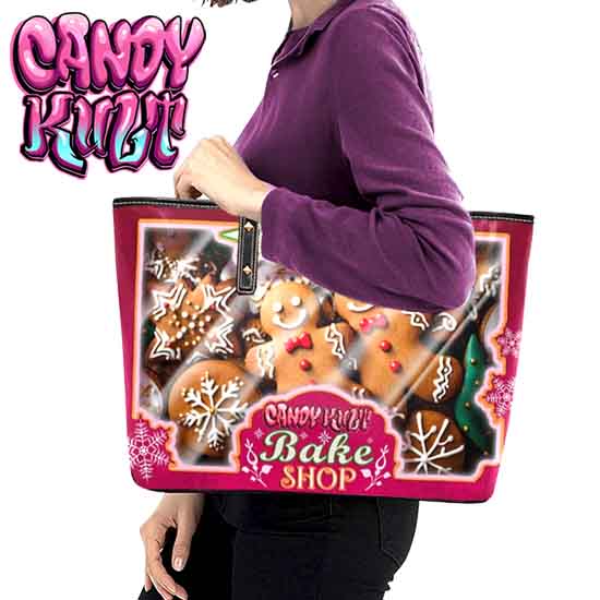 Box Of Christmas Cookies Candy Kult Large Tote Bag - Candy Kult - Candy Cult - Candy Kult Land - Wishbone - Boo Kitty - Panku - Frosti - Toxic Kitten - Hex-Heart - Cult Candy - Cake High Heels - [product_vendor}