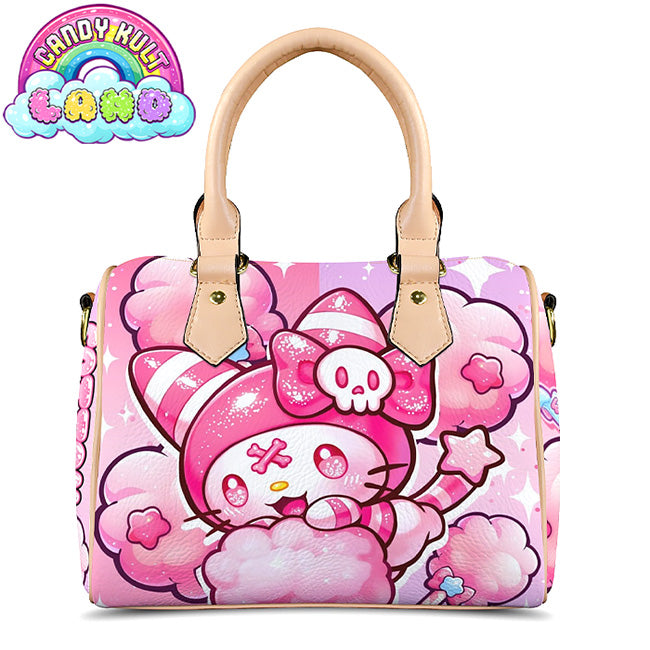 Wishbone Cotton Candy Dream Candy Kult Land Beige Boston Crossbody Handbag