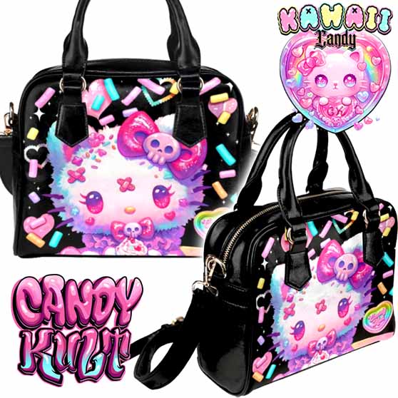 Pastel Purrfection Kawaii Candy Classic Crossbody Handbag - Candy Kult - Candy Cult - Cult Candy - Cake High Heels - [product_vendor}