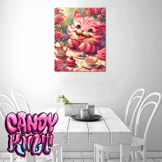 Rose Garden Tea Party Candy Kult Canvas Wall Art Print 16 x 20" - Candy Kult - Candy Cult - Cult Candy - Cake High Heels - [product_vendor}