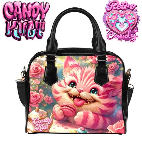 Rose Garden Tea Party Retro Candy Classic Crossbody Handbag - Candy Kult - Candy Cult - Cult Candy - Cake High Heels - [product_vendor}