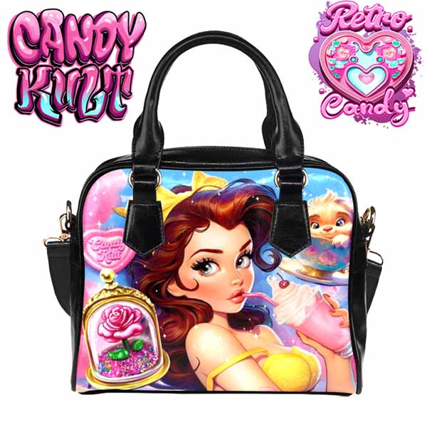 Beauty & The Beast Retro Candy Classic Crossbody Handbag - Candy Kult - Candy Cult - Cult Candy - Cake High Heels - [product_vendor}