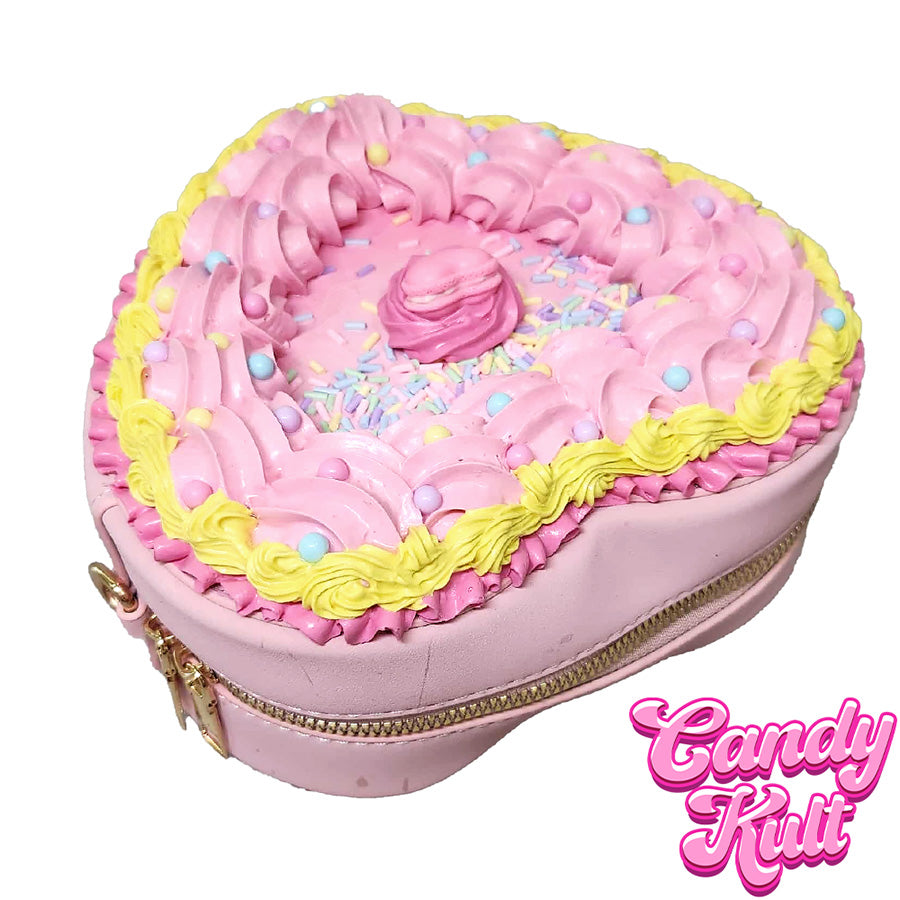 Pink Sugar Cake Candy Kult Convertible Crossbody Bag / Hand Bag