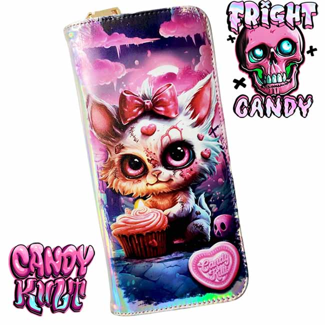 From Paris To The Grave Fright Candy Long Line Wallet - Candy Kult - Candy Cult - Candy Kult Land - Wishbone - Boo Kitty - Panku - Frosti - Toxic Kitten - Hex-Heart - Cult Candy - Cake High Heels - [product_vendor}