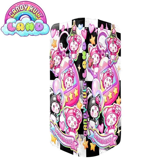 Wishbone Tamagotchi Sticker Wall Black Candy Kult Land Long Line Wallet