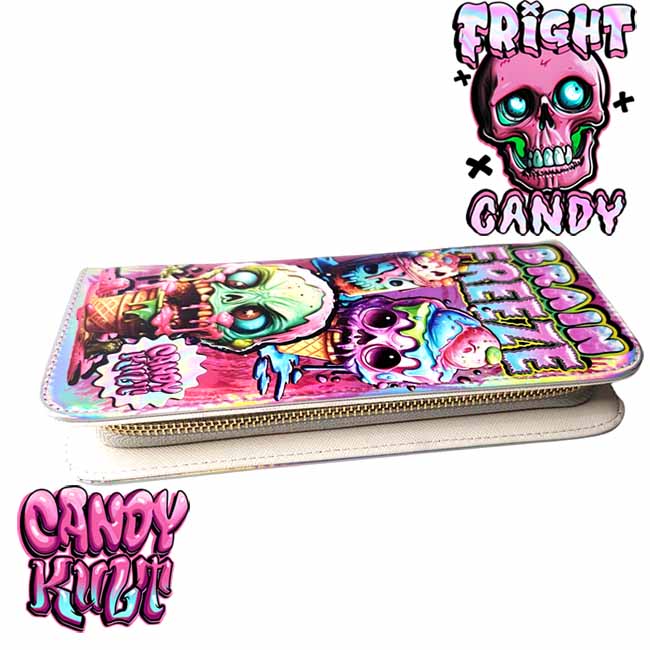 Brain Freeze Fright Candy Long Line Wallet - Candy Kult - Candy Cult - Candy Kult Land - Wishbone - Boo Kitty - Panku - Frosti - Toxic Kitten - Hex-Heart - Cult Candy - Cake High Heels - [product_vendor}