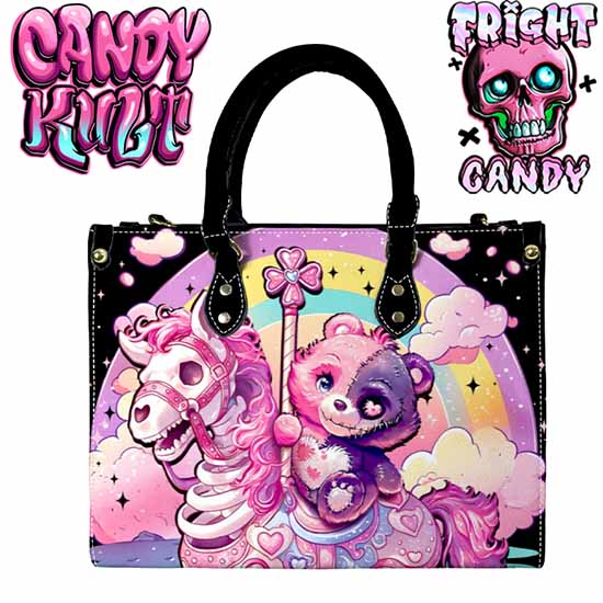Spooky Bear Carousel Fright Candy PU Leather Crossbody Handbag - Candy Kult - Candy Cult - Cult Candy - Cake High Heels - [product_vendor}