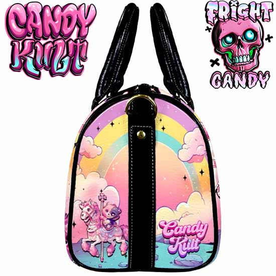 Spooky Bear Carousel Fright Candy Boston Crossbody Handbag - Candy Kult - Candy Cult - Cult Candy - Cake High Heels - [product_vendor}
