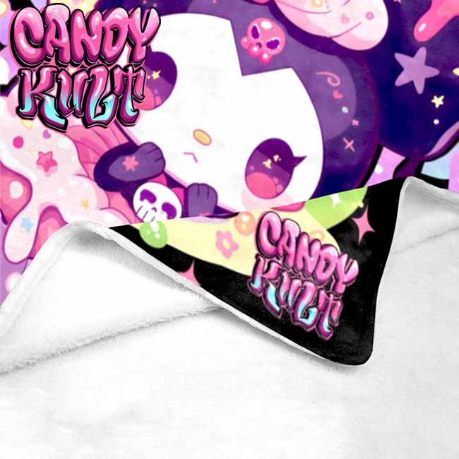Spookycore Cupcake Kawaii Candy Micro Fleece Blanket - Candy Kult - Candy Cult - Candy Kult Land - Wishbone - Boo Kitty - Panku - Frosti - Toxic Kitten - Hex-Heart - Cult Candy - Cake High Heels - [product_vendor}