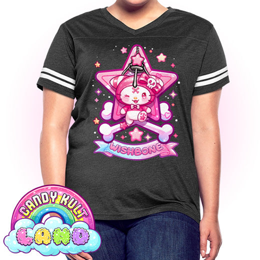 Wishbone Claw Machine Logo - Candy Kult Land Women’s Vintage Sport T-Shirt - Candy Kult - Candy Cult - Candy Kult Land - Wishbone - Boo Kitty - Panku - Frosti - Toxic Kitten - Hex-Heart - Cult Candy - Cake High Heels - [product_vendor}