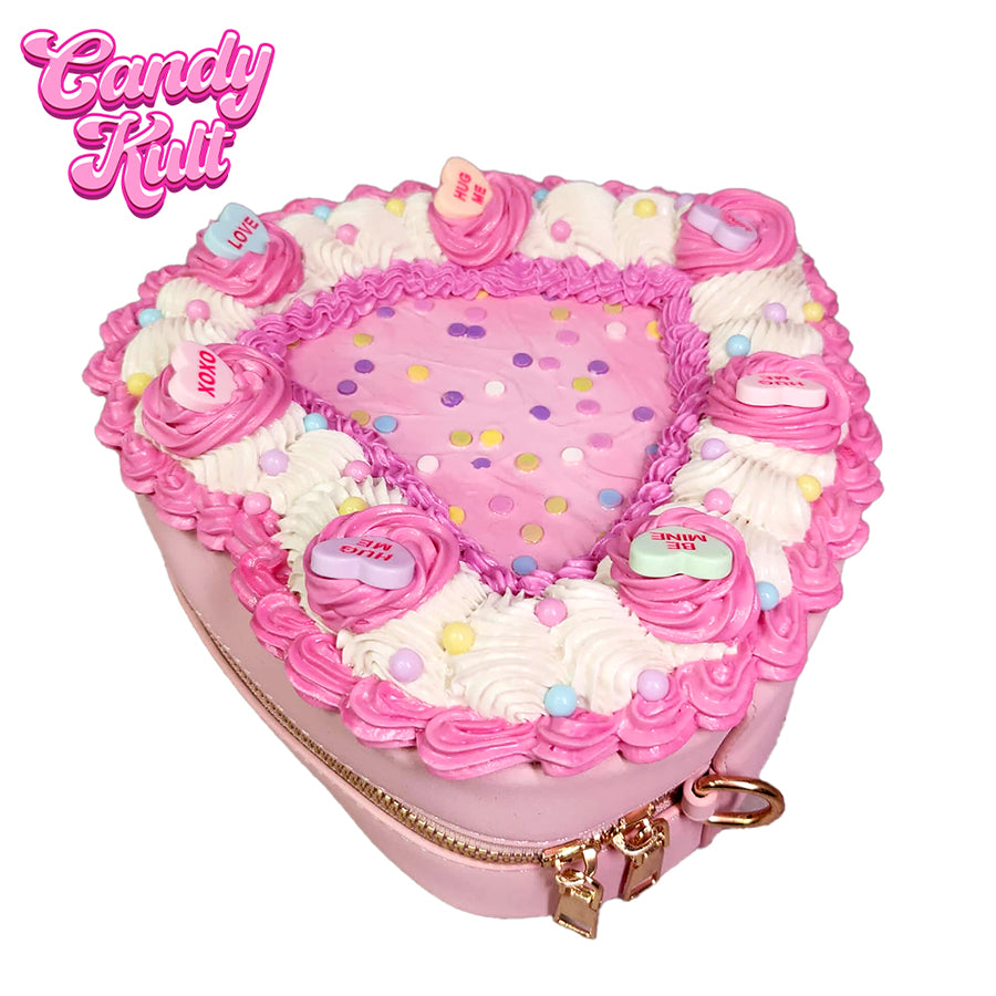 Sweethearts Candy Cake Candy Kult Convertible Crossbody Bag / Hand Bag